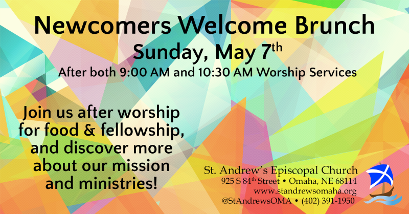 Newcomer Welcome Brunch - St. Andrews Episcopal Church Omaha